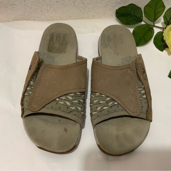 Merrell Lilyfern Aluminun Womens Size 6 Brown Slip On Slippers Flip Flop Sandals - Picture 2 of 10